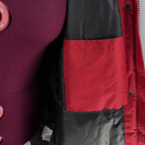 Mountain Ridge Mens 3XLT Red Winter Parka Faux Fur Hood - Picture 12 of 16